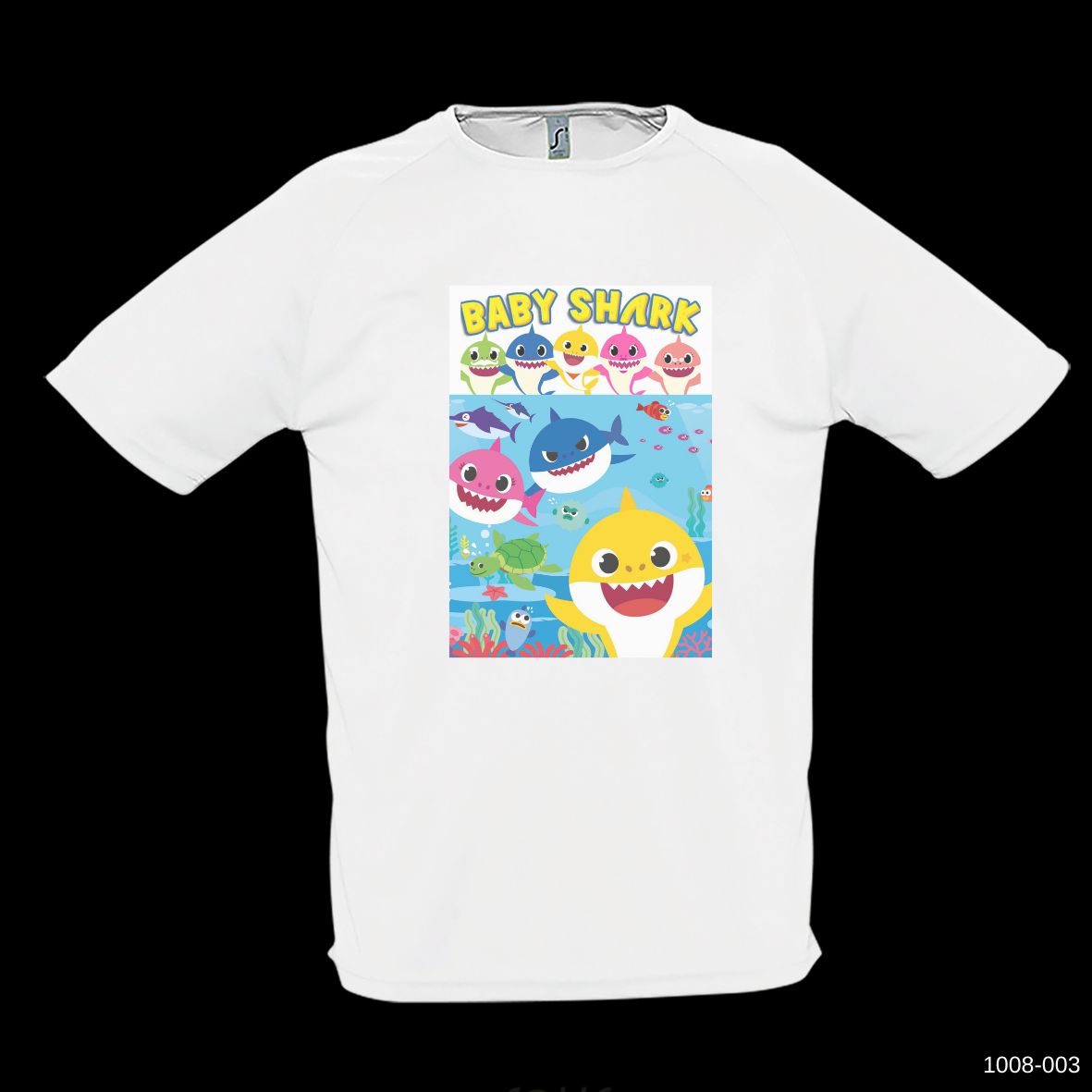 Dry Fit T-shirt Baby Shark