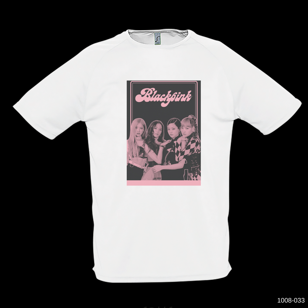 Dry Fit T-shirt Black Pink girls