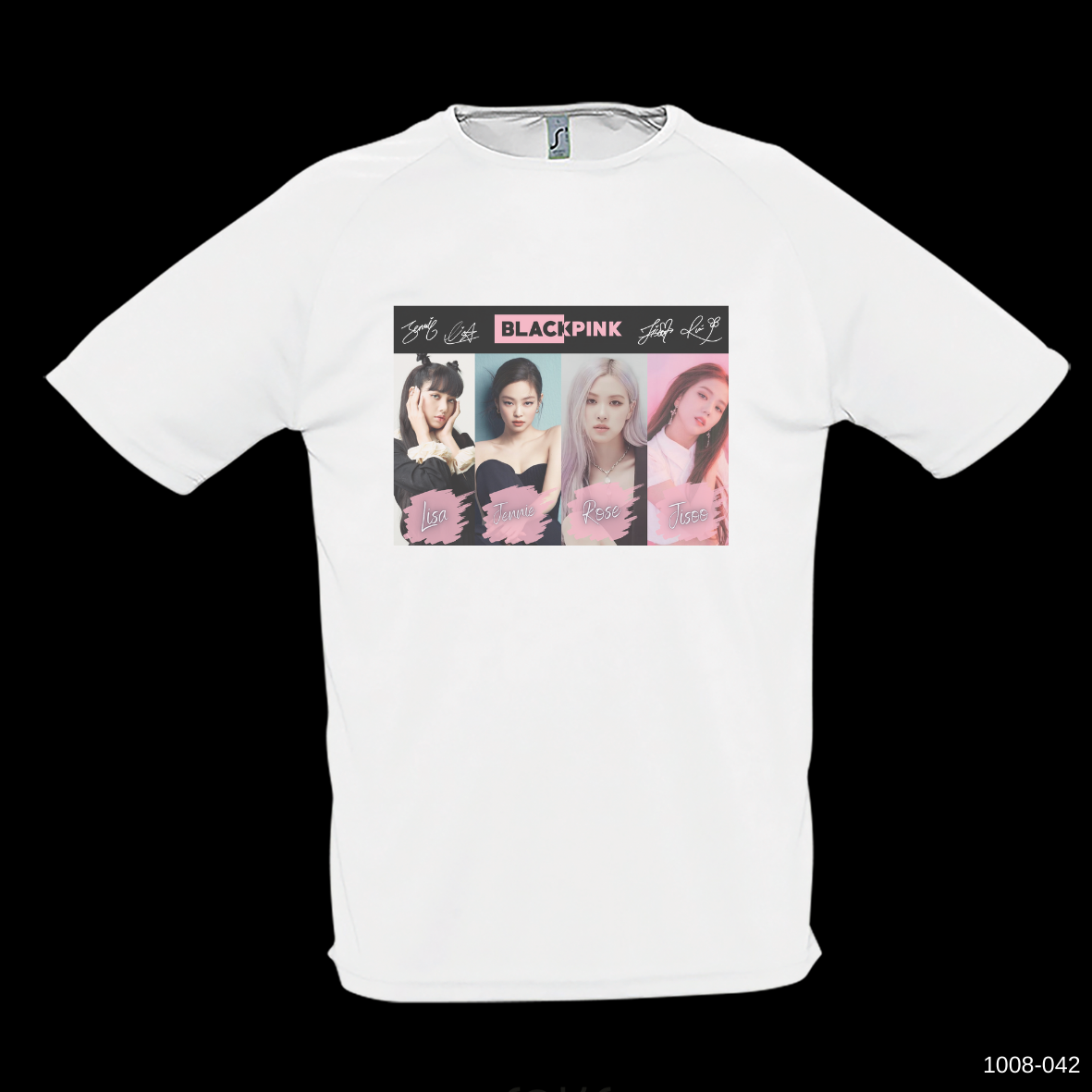 Dry Fit T-shirt Black Pink Names