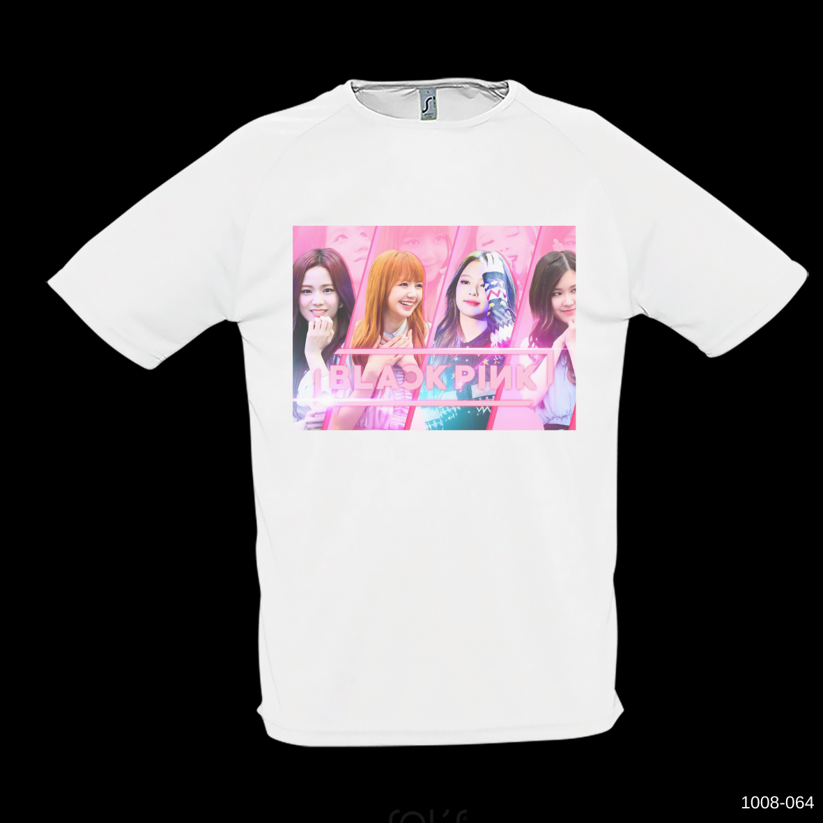 Dry Fit T-shirt Black Pink Shadow