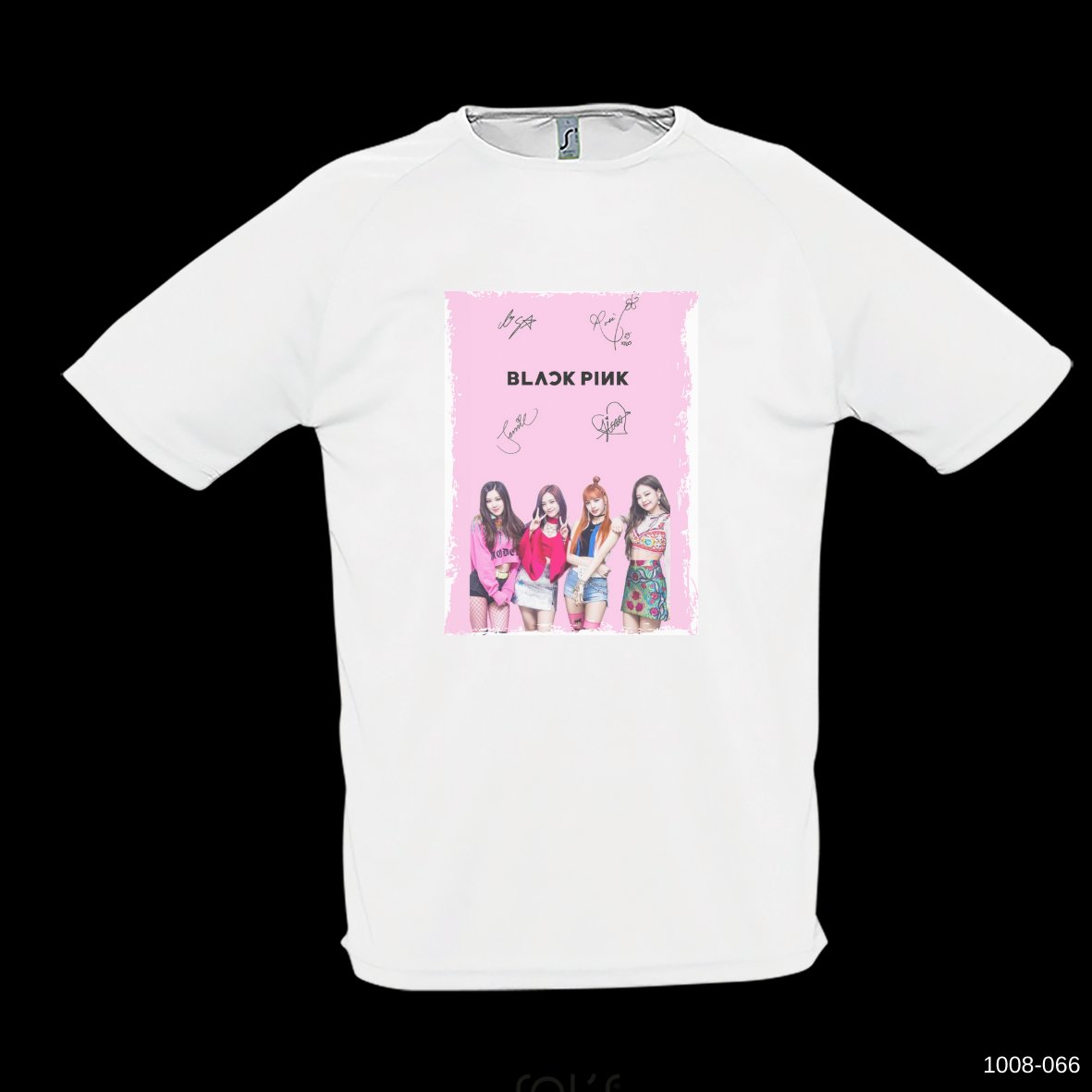 Dry Fit T-shirt Black Pink signatures
