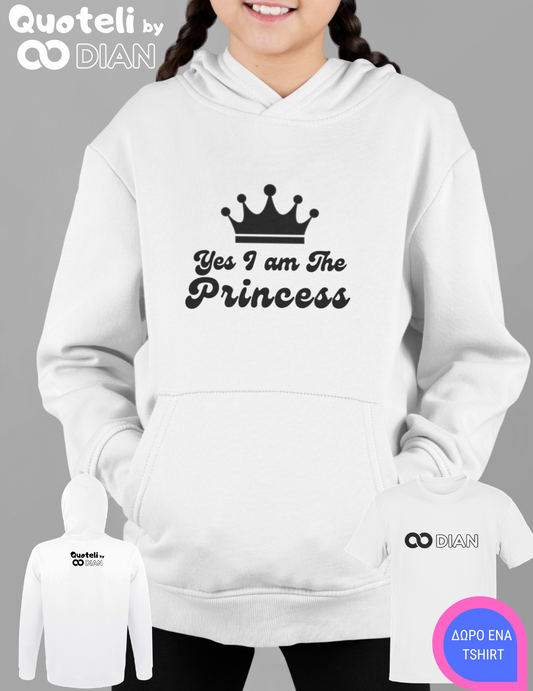 Παιδικό Φούτερ Quoteli Princess