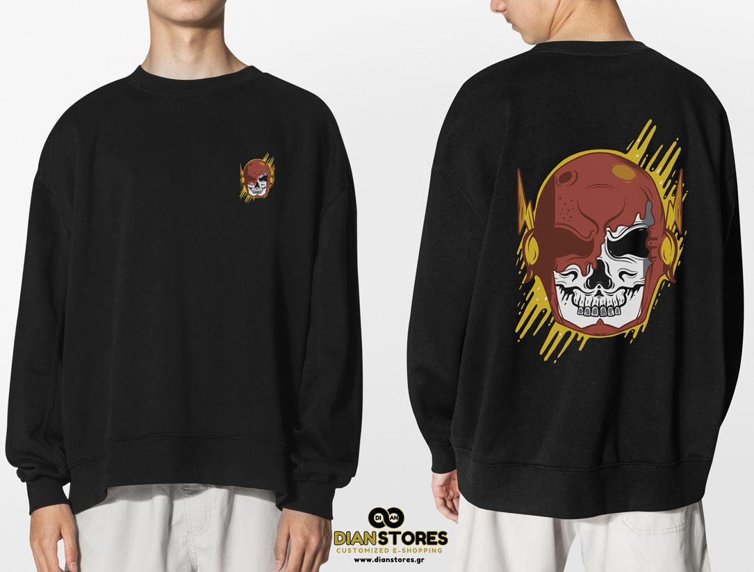 Φούτερ Μπλόυζα Flash Skull