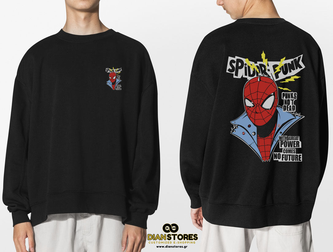 Φούτερ Μπλόυζα Spider Punk