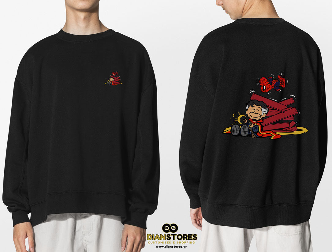 Φούτερ Μπλόυζα Doctor Strange and Spiderman