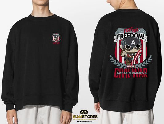 Φούτερ Μπλόυζα Captain America