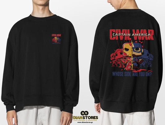 Φούτερ Μπλόυζα Captain America