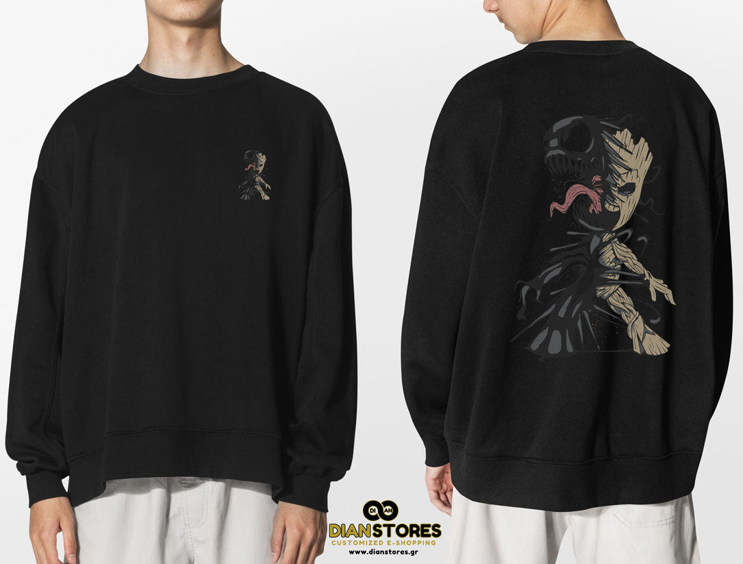 Φούτερ Μπλόυζα Baby Groot and Venom.