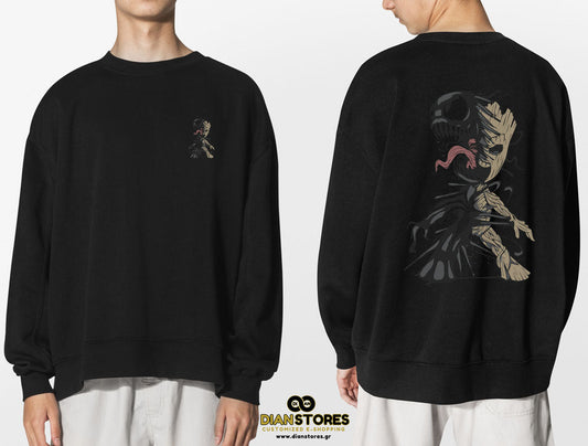 Φούτερ Μπλόυζα Baby Groot and Venom.