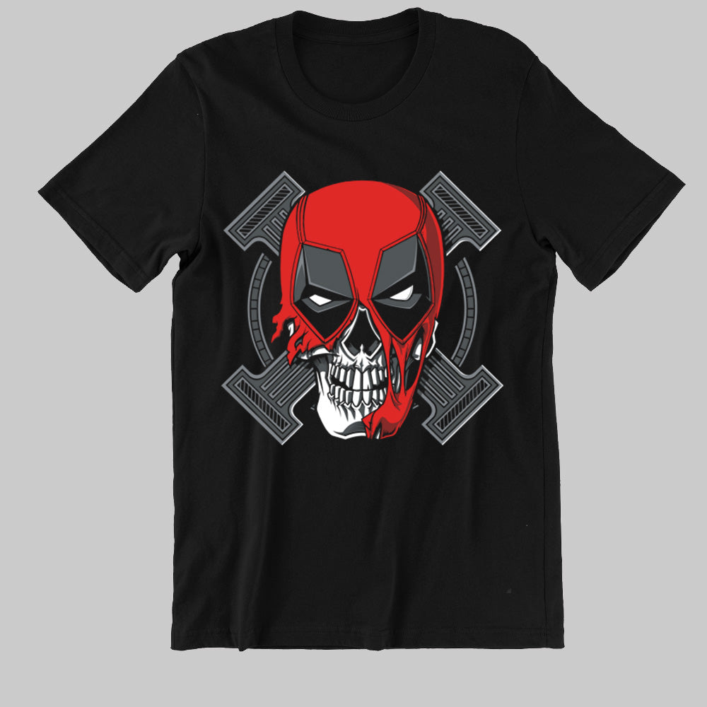 T-Shirt Superheroes Deadpool Skull