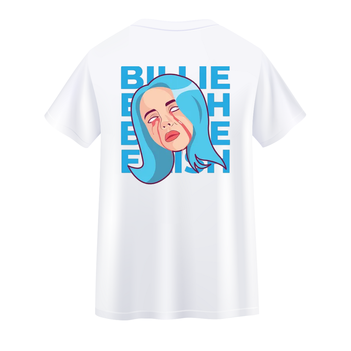 T-shirt Billie Eilish Blue