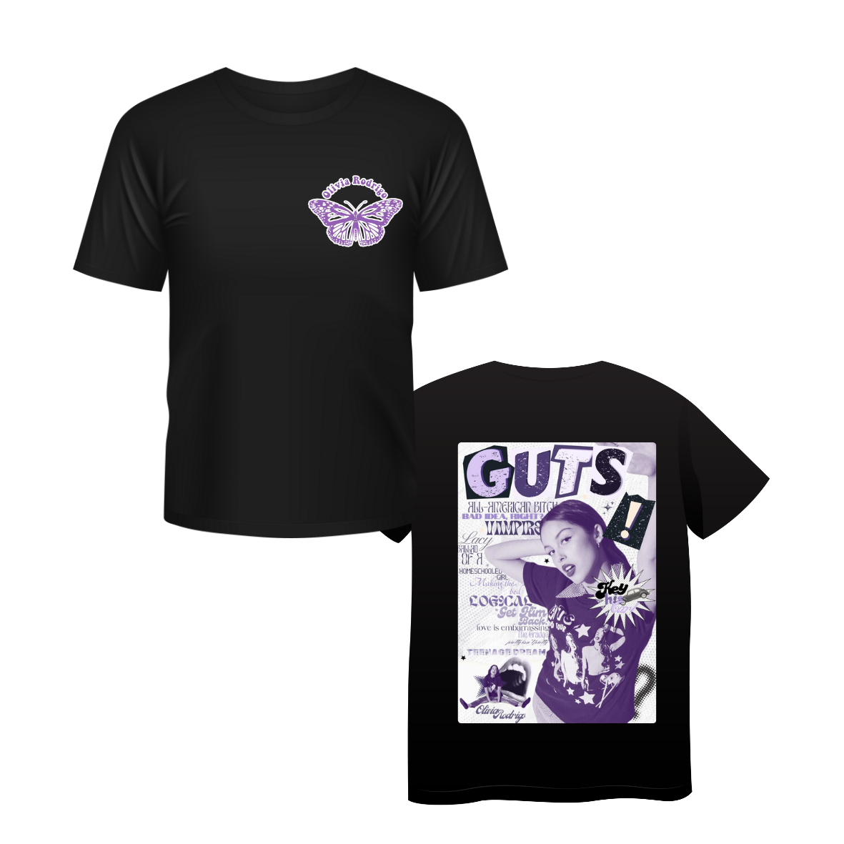 T-shirt Olivia Rodrigo Guts Tour