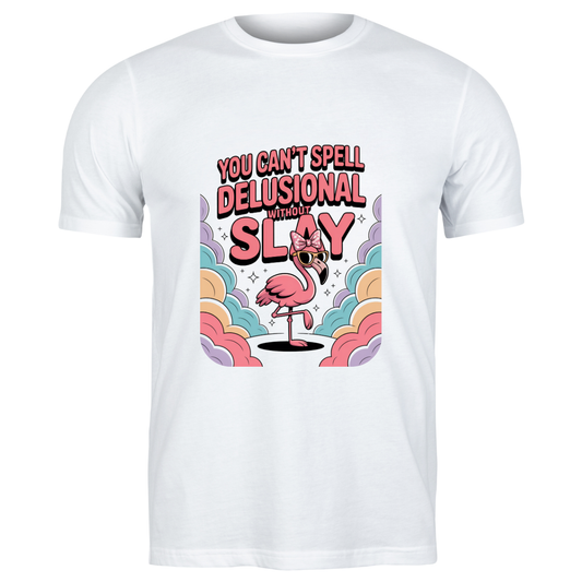 T-shirt Memes You Can't Spell Delusional Without Slay 