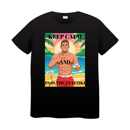 T-shirt Memes Keep Calm and Pass the Tzatziki