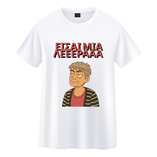 T-shirt Memes Είσαι Μια Λέρααα