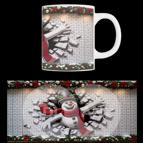 Κούπα χριστουγεννιάτικη Snowmen (20839)