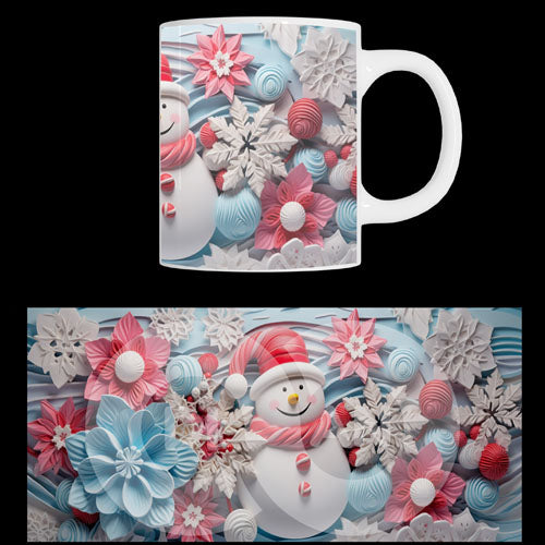 Κούπα χριστουγεννιάτικη Snowmen (20849)