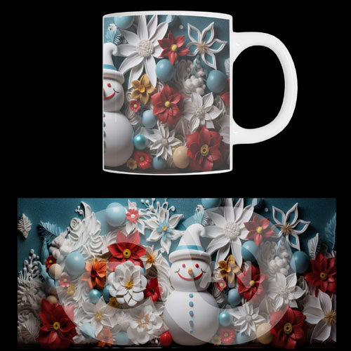 Κούπα χριστουγεννιάτικη Snowmen (20852)