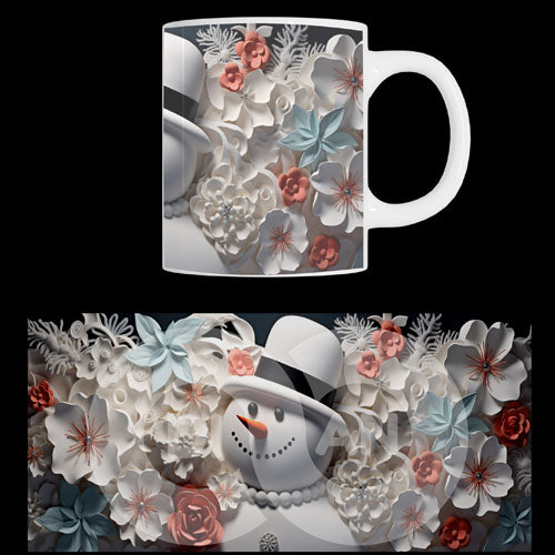 Κούπα χριστουγεννιάτικη Snowmen (20858)