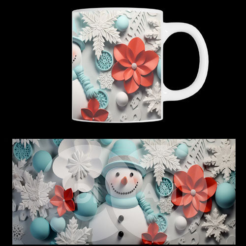 Κούπα χριστουγεννιάτικη Snowmen (20877)