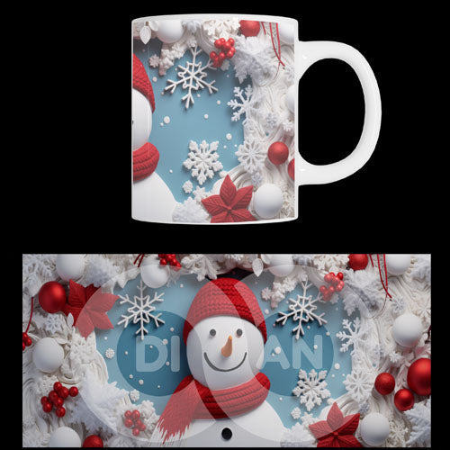 Κούπα χριστουγεννιάτικη Snowmen (20880)