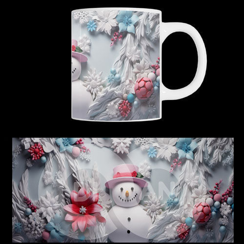 Κούπα χριστουγεννιάτικη Snowmen (20883)