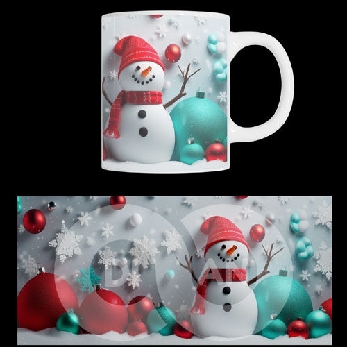 Κούπα χριστουγεννιάτικη Snowmen (20885)