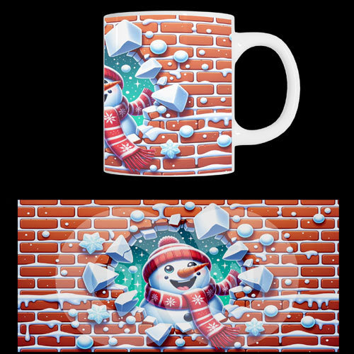 Κούπα χριστουγεννιάτικη Snowmen (20929)