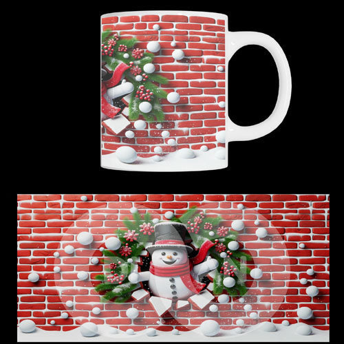 Κούπα χριστουγεννιάτικη Snowmen (20930)