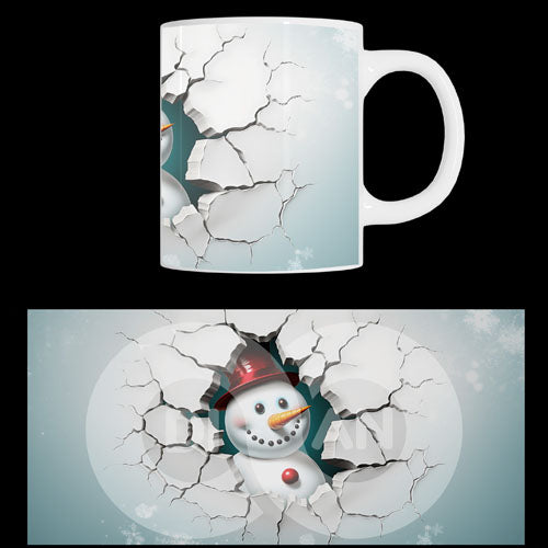 Κούπα χριστουγεννιάτικη Snowmen (20946)