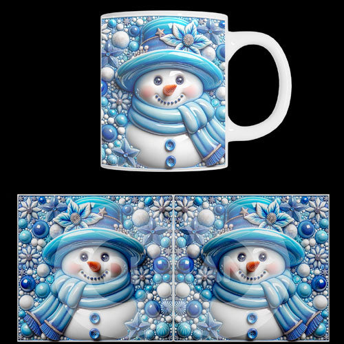 Κούπα χριστουγεννιάτικη Snowmen (20965)