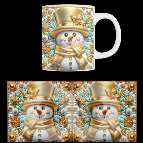 Κούπα χριστουγεννιάτικη Snowmen (20966)