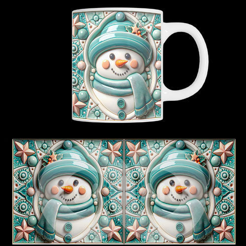 Κούπα χριστουγεννιάτικη Snowmen (20967)