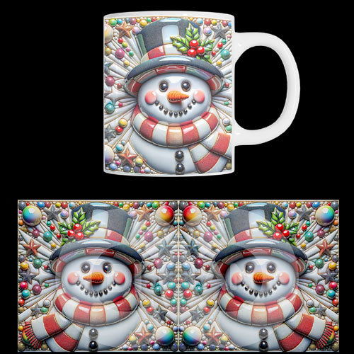 Κούπα χριστουγεννιάτικη Snowmen (20969)