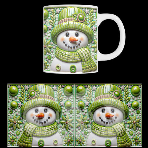 Κούπα χριστουγεννιάτικη Snowmen (20971)