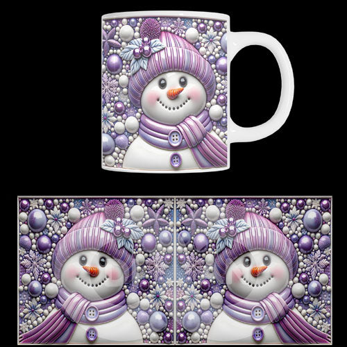 Κούπα χριστουγεννιάτικη Snowmen (20977)