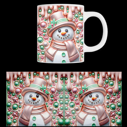 Κούπα χριστουγεννιάτικη Snowmen (20981)