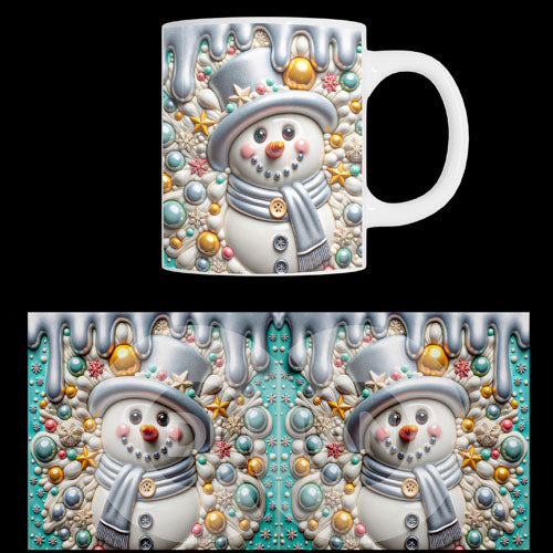 Κούπα χριστουγεννιάτικη Snowmen (20983)