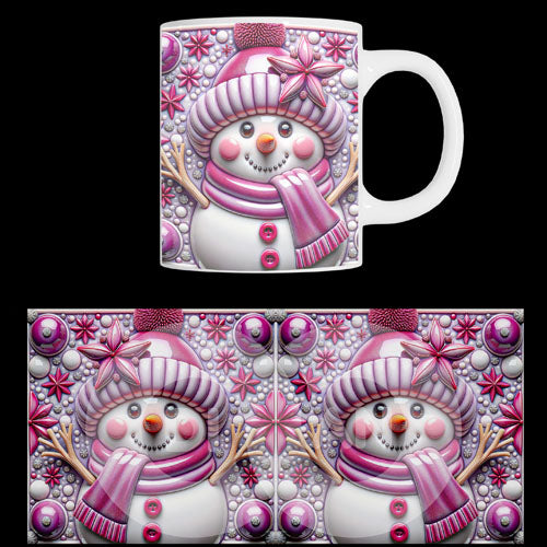 Κούπα χριστουγεννιάτικη Snowmen (20987)