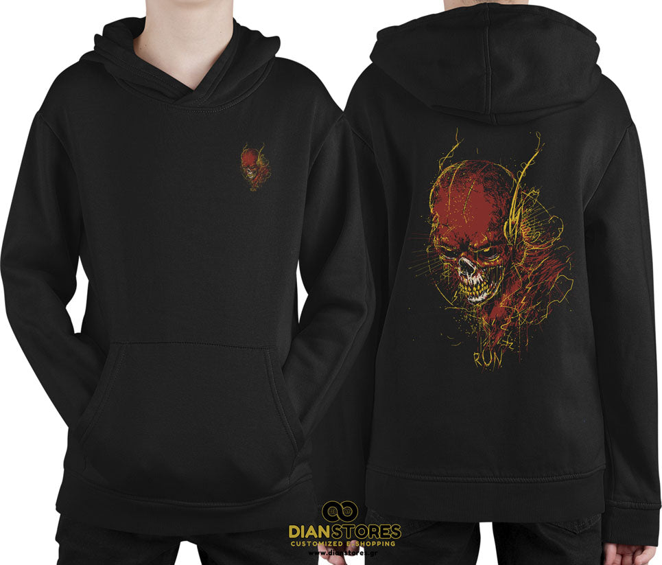 Φούτερ με κουκούλα Flash Skull