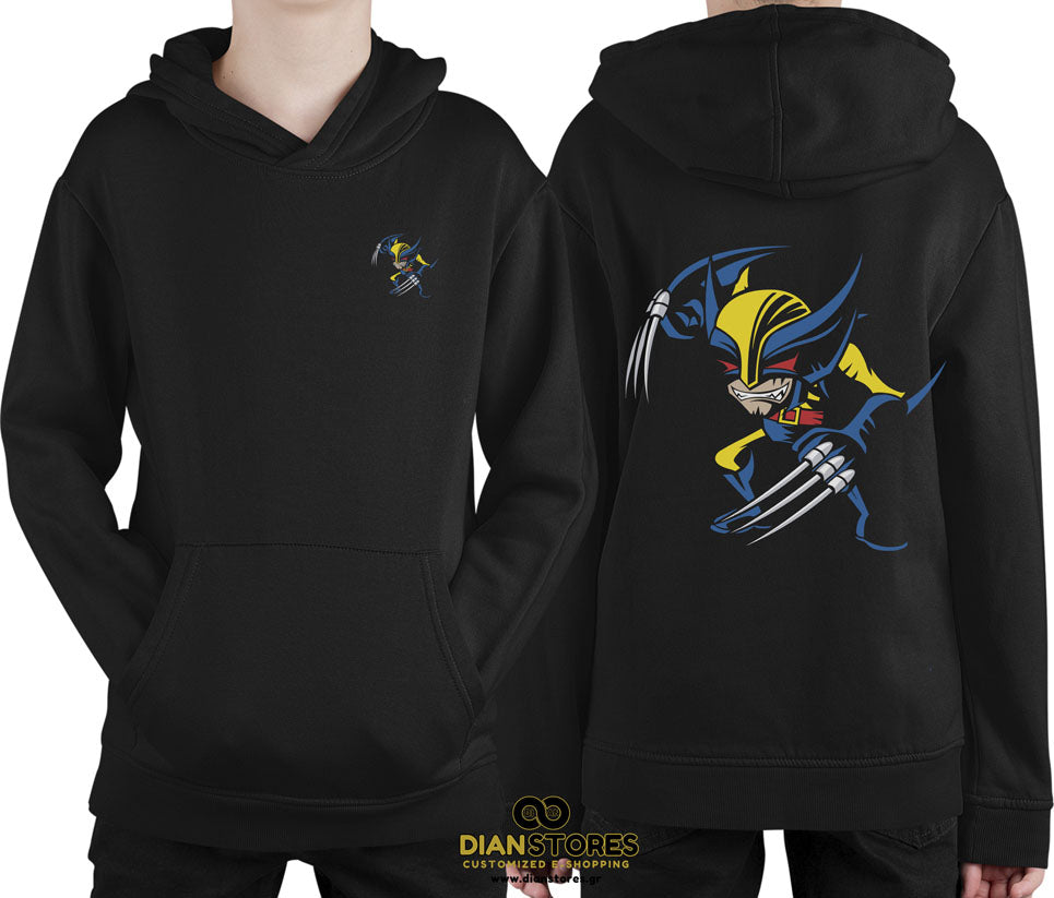 Φούτερ με κουκούλα Wolverine