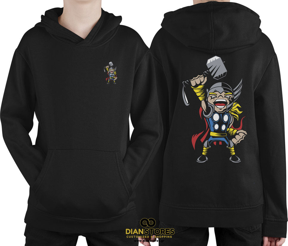 Φούτερ με κουκούλα Thor