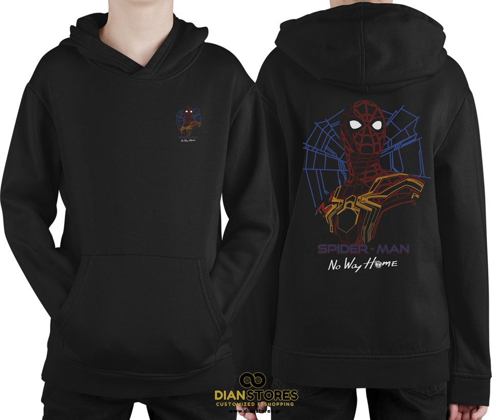 Φούτερ με κουκούλα Spiderman