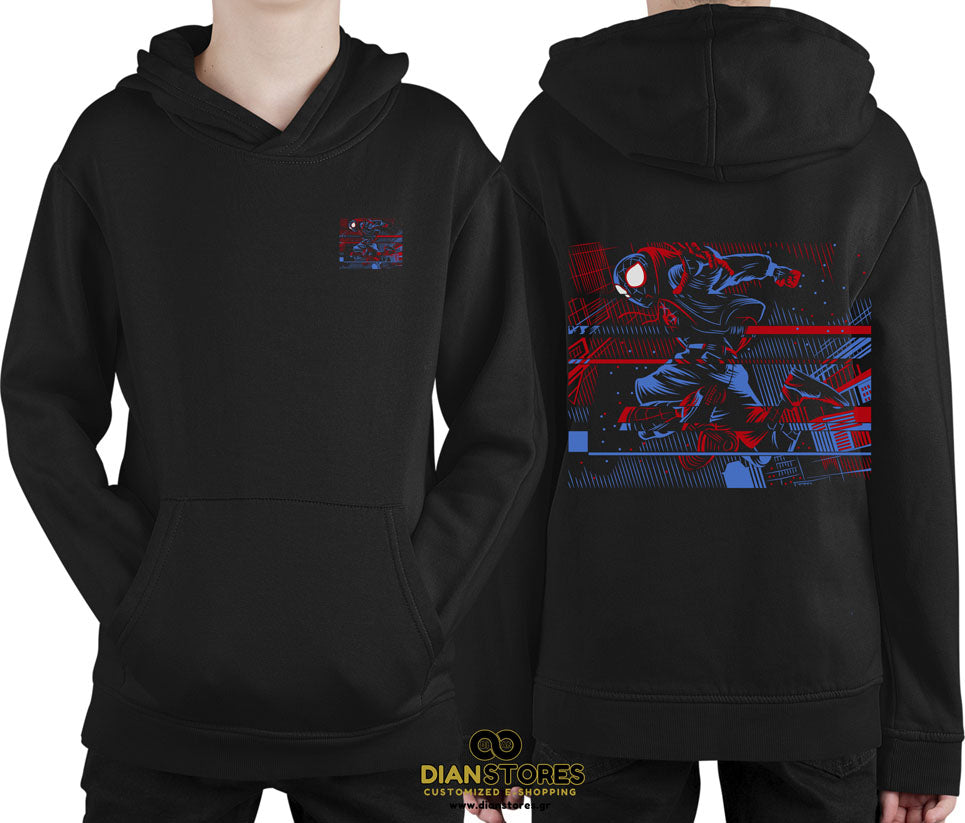 Φούτερ με κουκούλα Spiderman