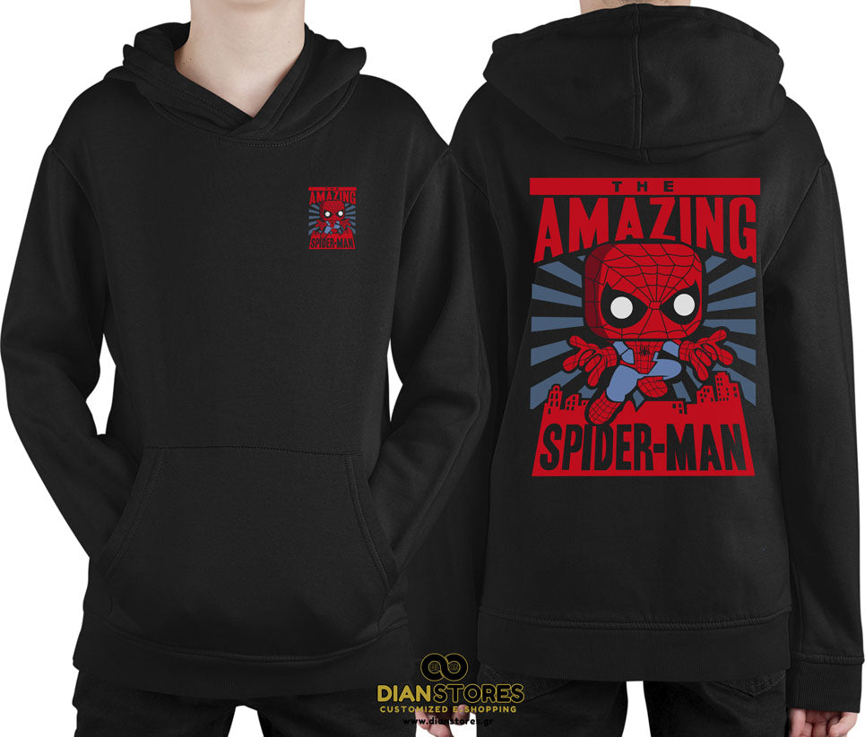 Φούτερ με κουκούλα Spiderman