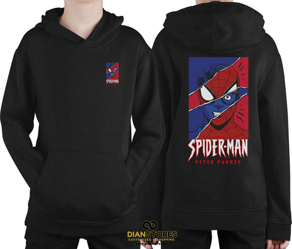 Φούτερ με κουκούλα Spiderman