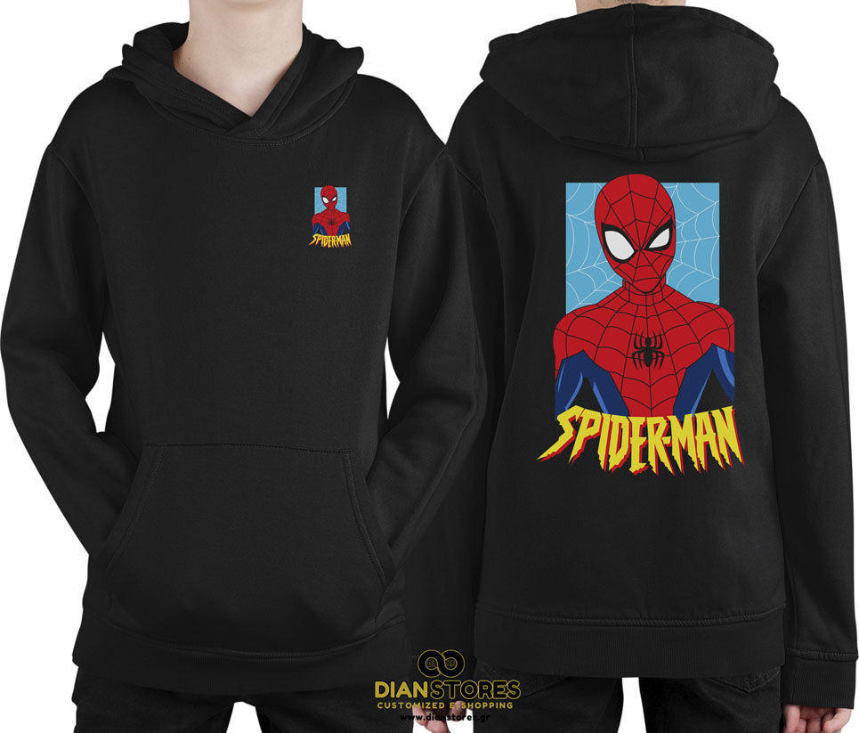 Φούτερ με κουκούλα Spiderman