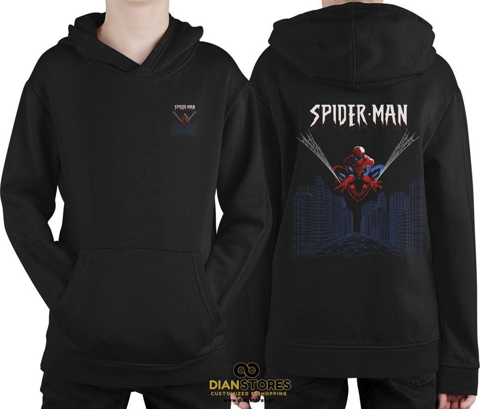 Φούτερ με κουκούλα Spiderman