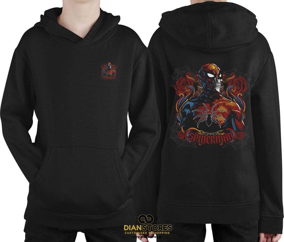 Φούτερ με κουκούλα Spiderman