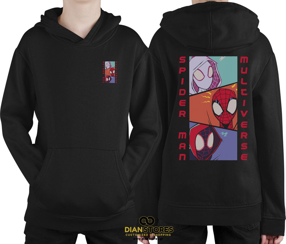 Φούτερ με κουκούλα Spiderman